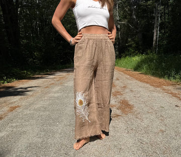 Linen Plume Pants